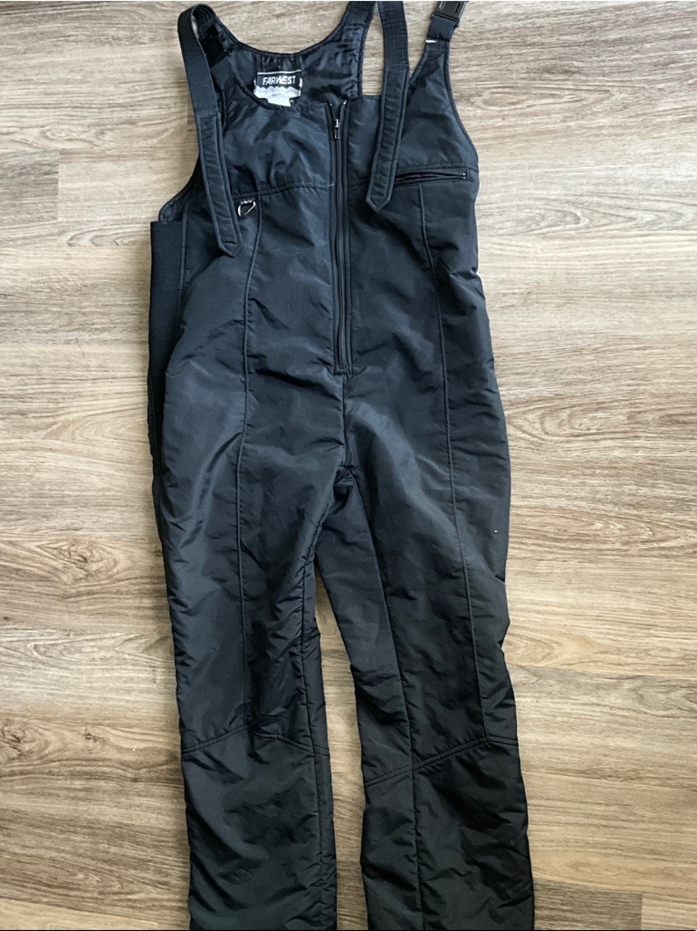 Eddie Bauer Men's Black Insulated Bib Snow Pants